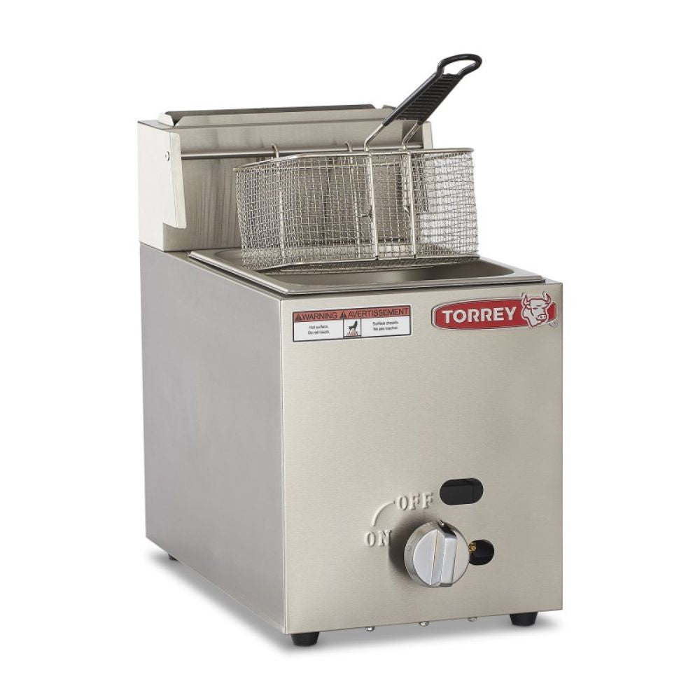 Torrey FRT-5G CQFRG005029 Freidora Gas 5 Litros Acero Inoxidable - - Torrey - KitchenMax Store