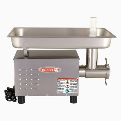 Torrey Fg-12-Ss 0Fg12Ss Molino Transmision Engranes Motor 3/4 Hp Monofasico Acero Inoxidable - Molinos de Carne - Torrey - KitchenMax Store