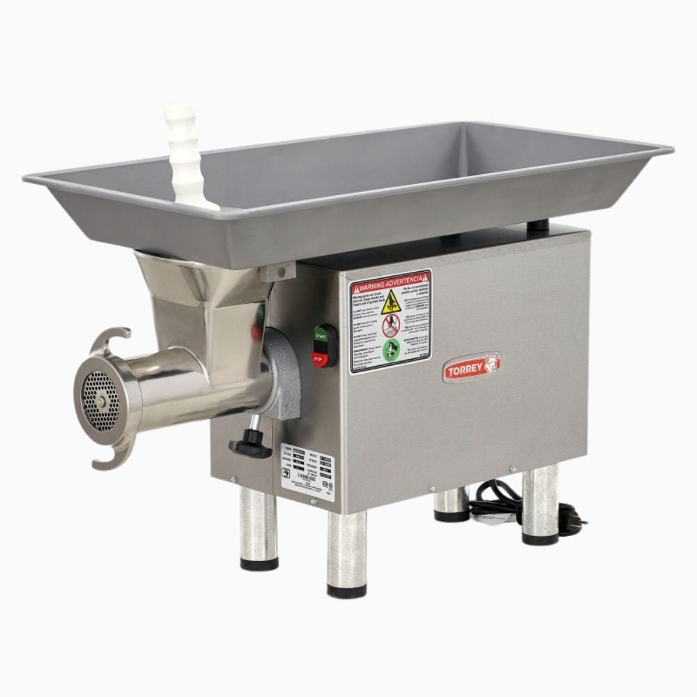 Torrey M-22-Rss-1 0M22Rss Molino Transmision Engranes Motor 1 Hp Monofasico Acero Inoxidable - Molinos de Carne - Torrey - KitchenMax Store