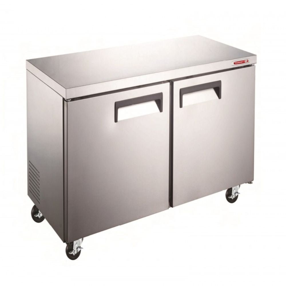 Torrey MFB-48 Mesa Fria Bajo Barra 2 Puertas 2 Parrillas Acero Inoxidable - - Torrey - KitchenMax Store