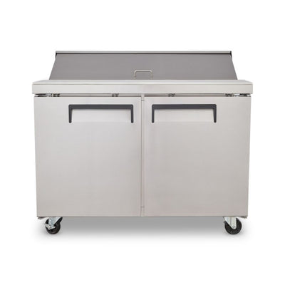 Torrey MFS-48 Mesa Preparacion 2 Puertas Solidas 2 parrillas Acero Inoxidable - Mesas de Preparación - Torrey - KitchenMax Store