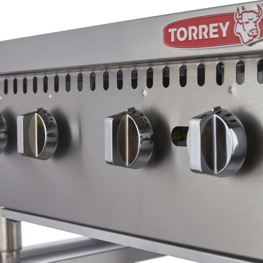 Torrey PAT-4QG CQPAG004030 Parrilla Gas 4 Quemadores Acero Inoxidable - - Torrey - KitchenMax Store