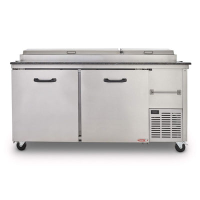 Torrey PTP11 PTMF-0001 Mesa Refrigerada Pizza 2 Puertas 9 Insertos 171 cm - Refrigerada Pizza - Torrey - KitchenMax Store