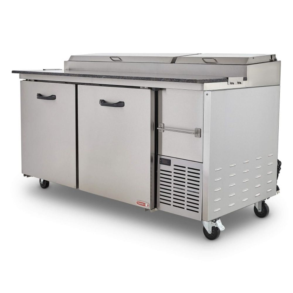 Torrey PTP11 PTMF-0001 Mesa Refrigerada Pizza 2 Puertas 9 Insertos 171 cm - Refrigerada Pizza - Torrey - KitchenMax Store