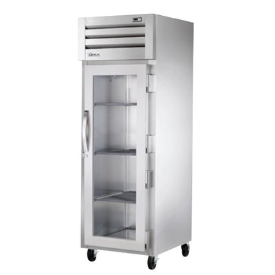 True STA1F-1G-HC Congelador Vertical 1 Puerta Cristal 3 Parrillas - - True - KitchenMax Store