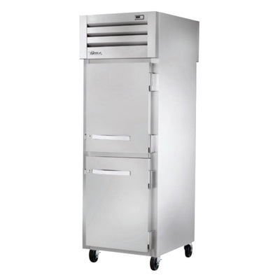 True STA1RPT-2HS-1G-HC Refrigerador Vertical 2 Medias Puertas Solidas 3 Parrillas - - True - KitchenMax Store
