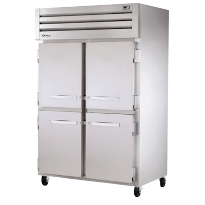 True STA2H-4HS Armario Termico 4 Medias Puertas Solidas 3 Parrillas - - True - KitchenMax Store
