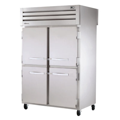 True STA2RPT-4HS-2G-HC Refrigerador Vertical 4 Medias Puertas 3 Puertas - - True - KitchenMax Store