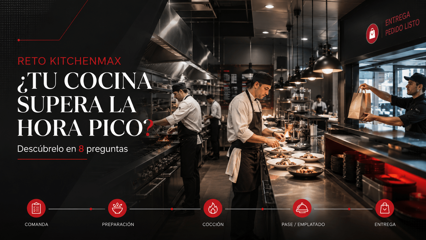 Reto KitchenMax: pon a prueba tu cocina durante la hora pico