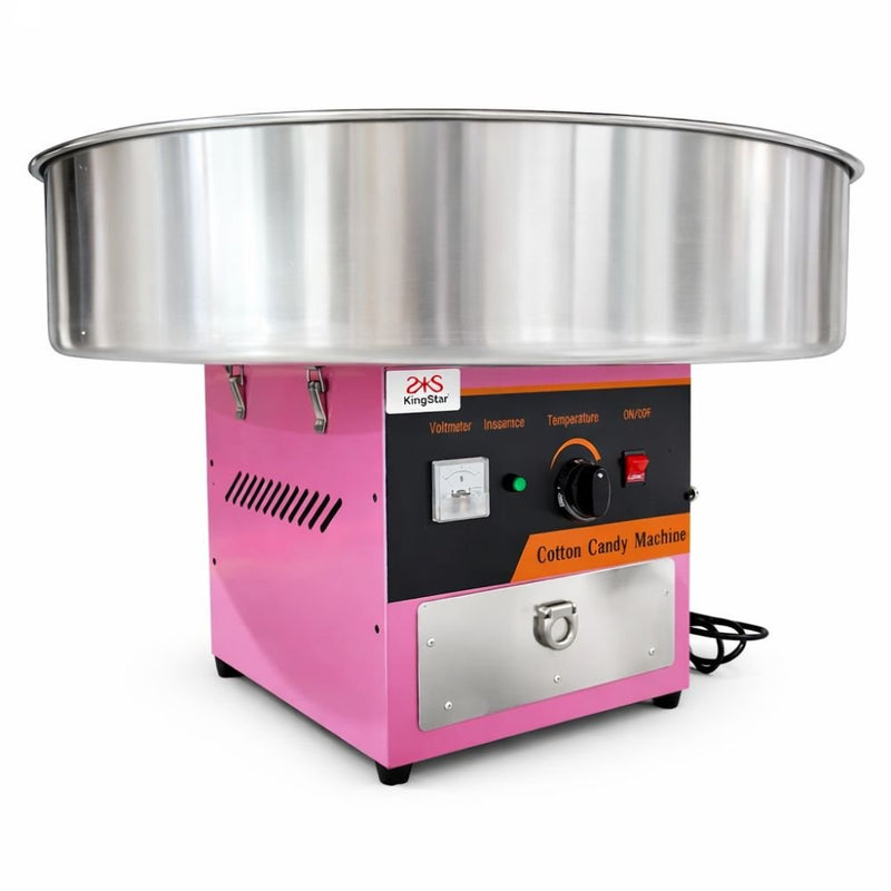 ALGODONERA KINGSTAR MAKG | Máquina para Algodón de Azúcar | Gas | Dulceria Candy Bar Eventos | Algodonera Máquina de Algodón de Azúcar Carro de Algodones Comercial Acero Inoxidable Eventos Fiestas Infantiles Circo Feria Dulcería Plaza Comercial Negocio