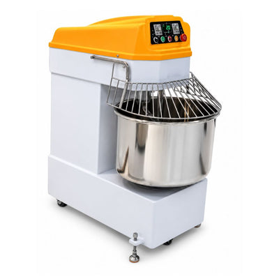 AMASADORA MIGSA HBS 50 | Amasadora | 2 Velocidades | Capacidad de Harina: 20 Kg | Panaderia Pasteleria Pizzeria Pasteles Masa Pasteleria Reposteria Amasadora Hotel Comedor Pan Uso Rudo Comida Alimento Pizzeria Acero Inoxidable Tazón Reja Protectora Preparación Mezcladora Panificador Revolvedora Industrial Transmision de bandas