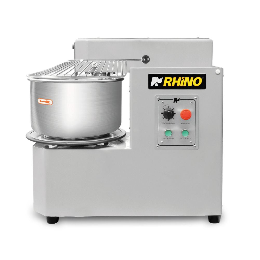 AMASADORA RHINO AMASA-20PRO | Amasadora de Procesamiento Prolongado | 2 Velocidades | Capacidad de Tazón: 20 L | Panadería Cocina Industrial Restaurante Restaurantes Cocina Panaderias Banquetes Comedores Hornear Industriales Pan Panificadora