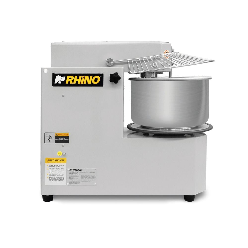 AMASADORA RHINO AMASA-20PRO | Amasadora de Procesamiento Prolongado | 2 Velocidades | Capacidad de Tazón: 20 L | Panadería Cocina Industrial Restaurante Restaurantes Cocina Panaderias Banquetes Comedores Hornear Industriales Pan Panificadora