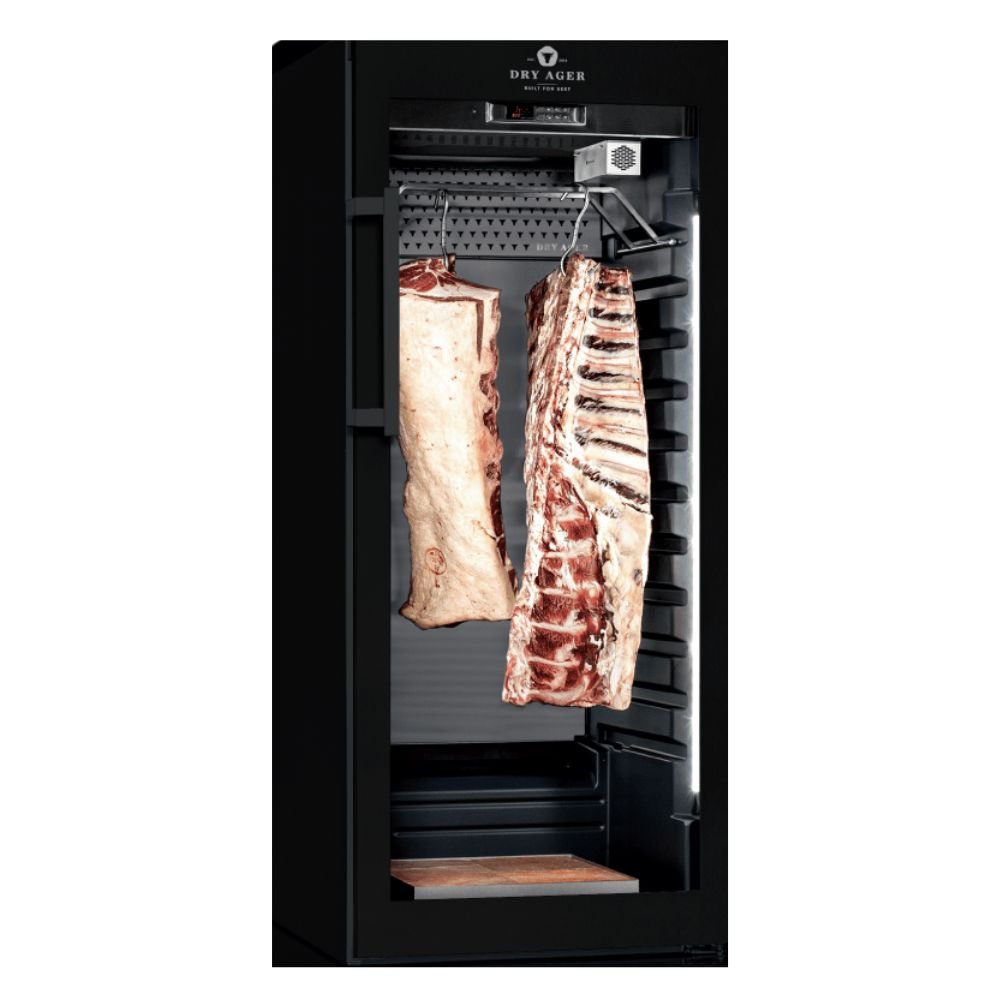 AÑEJADOR DRY-AGER DX1000Black | Añejador Madurador de Carne Hasta 100 Kg de Carne | con Control de Temperatura | para Madurar Añejar Carne Embutidos| Corte de Carnes Finos Restaurante Gourmet Hotel Servicio Banquetes Catering Bistró Alta Cocina