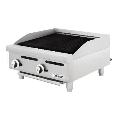 ASADOR DRAGO AG-2R GNAS-02-00 | Asador Radiante a Gas | 2 Quemadores | Acero Inoxidable | Restaurantes Cocinas industriales Bistrós Taquerías Hamburgueserías Parrillas y steakhouses Food trucks Dark kitchens Hoteles Comedores industriales Cocinas comerciales Negocios de comida rápida