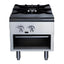 Migsa AZL-1-MG Estufon 1 Parrilla Gas, 3 quemadores, en acero inoxidable.