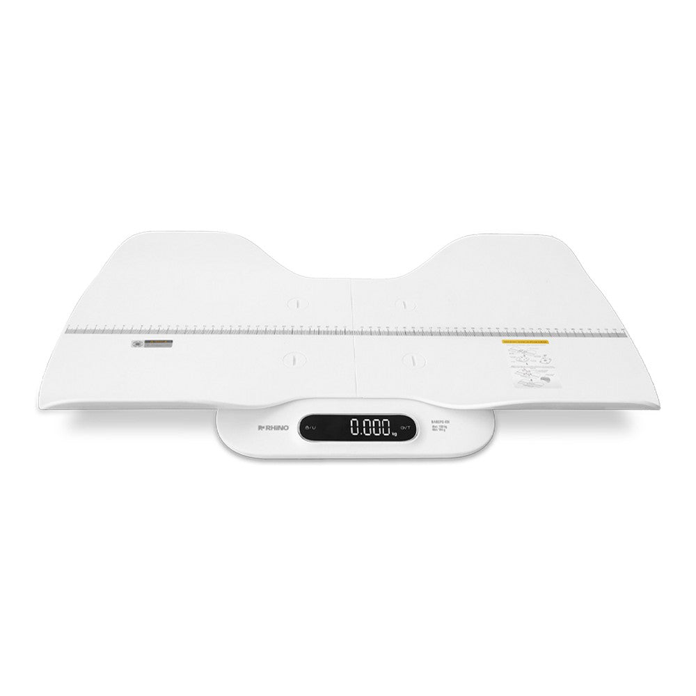 BÁSCULA RHINO BABEPE-180 | Báscula para Bebés y Adultos 2 en 1 | Capacidad 180 kg | Multirango 5 g a 50 g | Consultorio Hogar Guardería