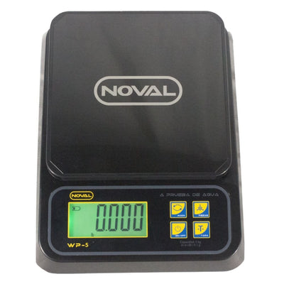 BÁSCULA NOVAL WP-5 | Báscula Digital de Precision | 5kg a 0.1gr | Aprueba de Agua "IP68" | Panadería Pastelería Cocina Industrial  Báscula  Precisión Bolsillo Objetos Pequeños Para Clavos Anillos Especias Peso en Gramos Bolsillo Portatil