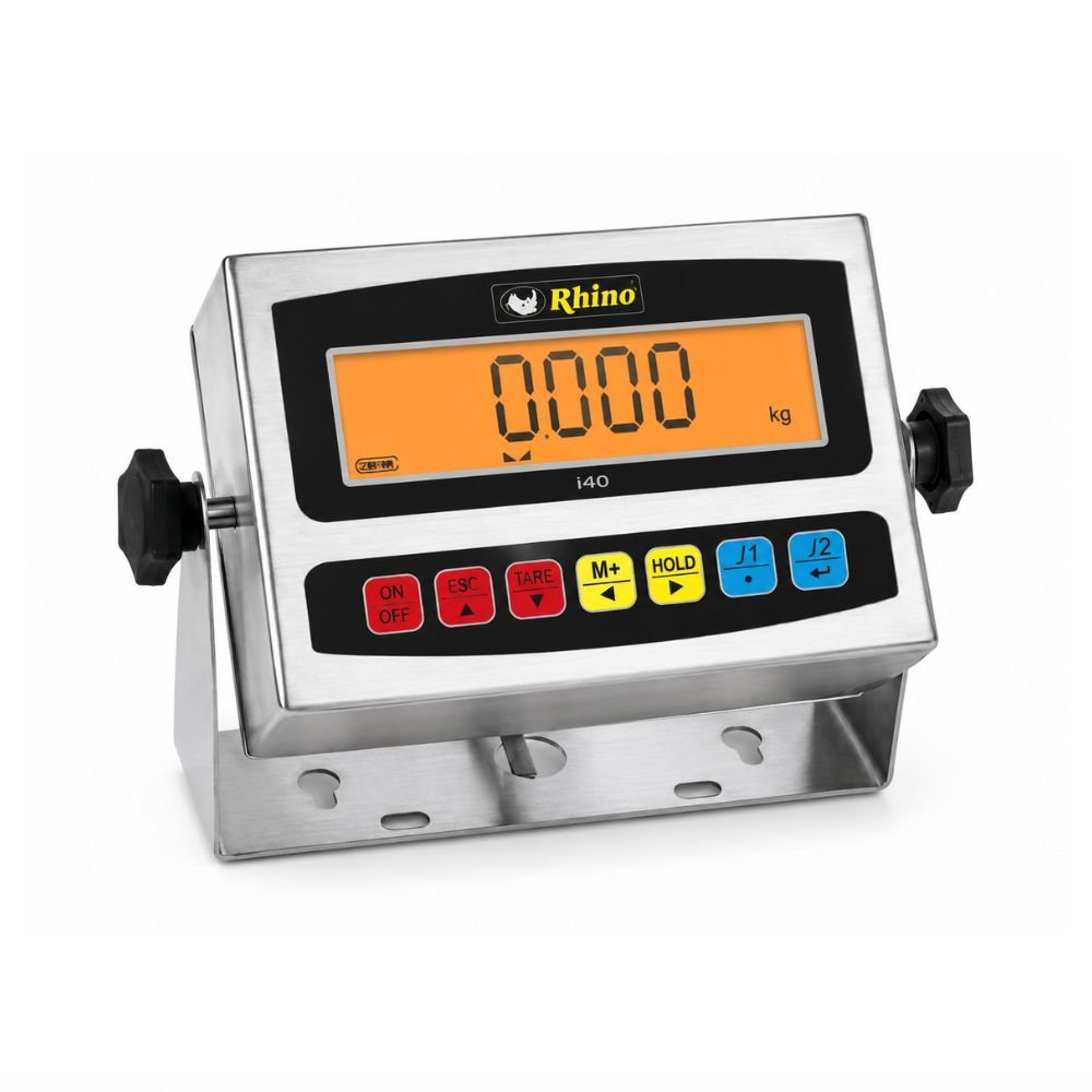 BÁSCULA PLATAFORMA RHINO PLABA-9+I-PAG | Báscula Plataforma de Bajo Perfil | 1000 Kg | Acero | Super Mercado Carnicería Verdulería Basculas Mostrador Restaurantes Pesar Tianguis Restaurante Verduras Carnes Colgantes Plataforma Carniceria Cremeria Contadora Cargar Colgante