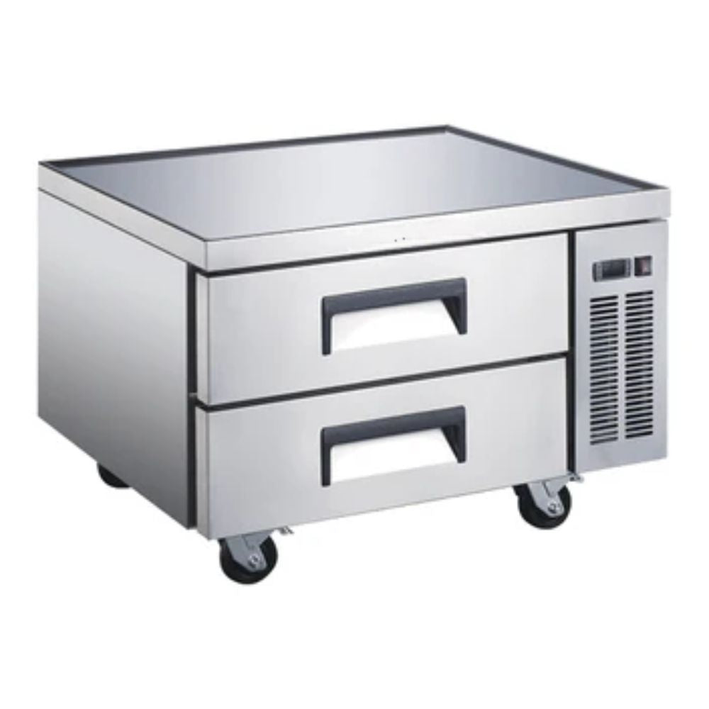 BASE CHEF INTERNATIONAL INT/BC-2C-AI | Mesa Refrigerada Base Chef | 6 Pies Cúbicos | 2 Cajones | Acero Inoxidable | Cocina Industrial Restaurante Bar Restaurante Cafeteria Guarniciones Comedores Industriales Cocinas Industriales Panaderia Carniceria Preparación Sushi Postres Ensaladas Baguettes 