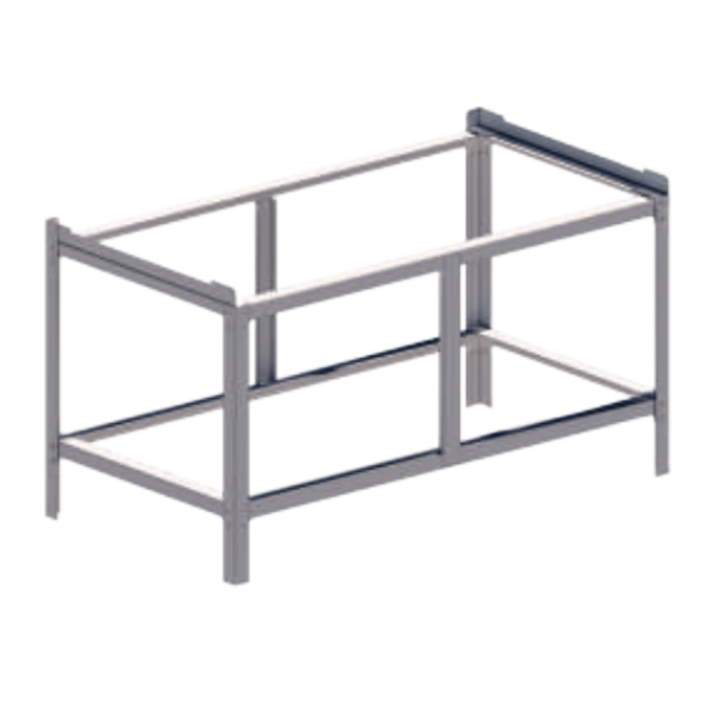 BASE DELTA BA-4 TOP | Base Angular para Equipo de (48”) | Acero Inoxidable | Cocina Industrial Restaurante Restaurantes Bases  Patas Cocina Industrial Equipos Accesorios Para Mesas Comedor  Parrillas Asadores Planchas 