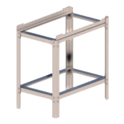 BASE DELTA BA-BM-40 TOP | Base Angular para Equipo de (16”) | Acero Inoxidable | Cocina Industrial Restaurante Restaurantes Bases  Patas Cocina Industrial Equipos Accesorios Para Mesas Comedor  Parrillas Asadores Planchas 