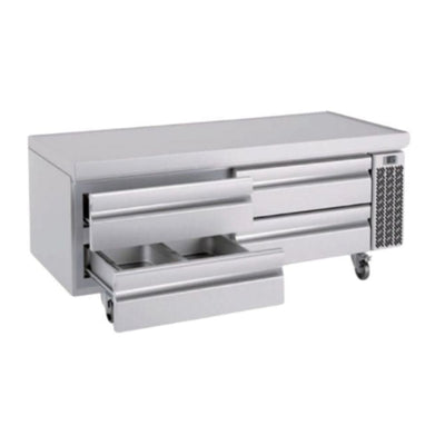 BASE REFRIGERADA INFRICO MSG72 | Base Chef 72" Pulgadas | 4 Cajones | 14.3 Pies Cubicos | Acero Inoxidable | Cocina Industrial Restaurante Hotel Restaurantes Bases Cocina Industrial Equipos Mesas Comedor Hotel Refrigeradas Comedor Banquetes