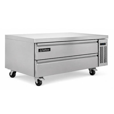 BASE REFRIGERADA ICEHAUS BRM-2C-SS-02 | Base Refrigerada 2 Cajones 9 ft³ | Acero inoxidable | Cocina Restaurante Hotel | Base Refrigerada Mesa Baja Refrigerada con Cajones Conservación Acero Inoxidable Restaurante Cocina Industrial Comedor Industrial Hotel Negocio