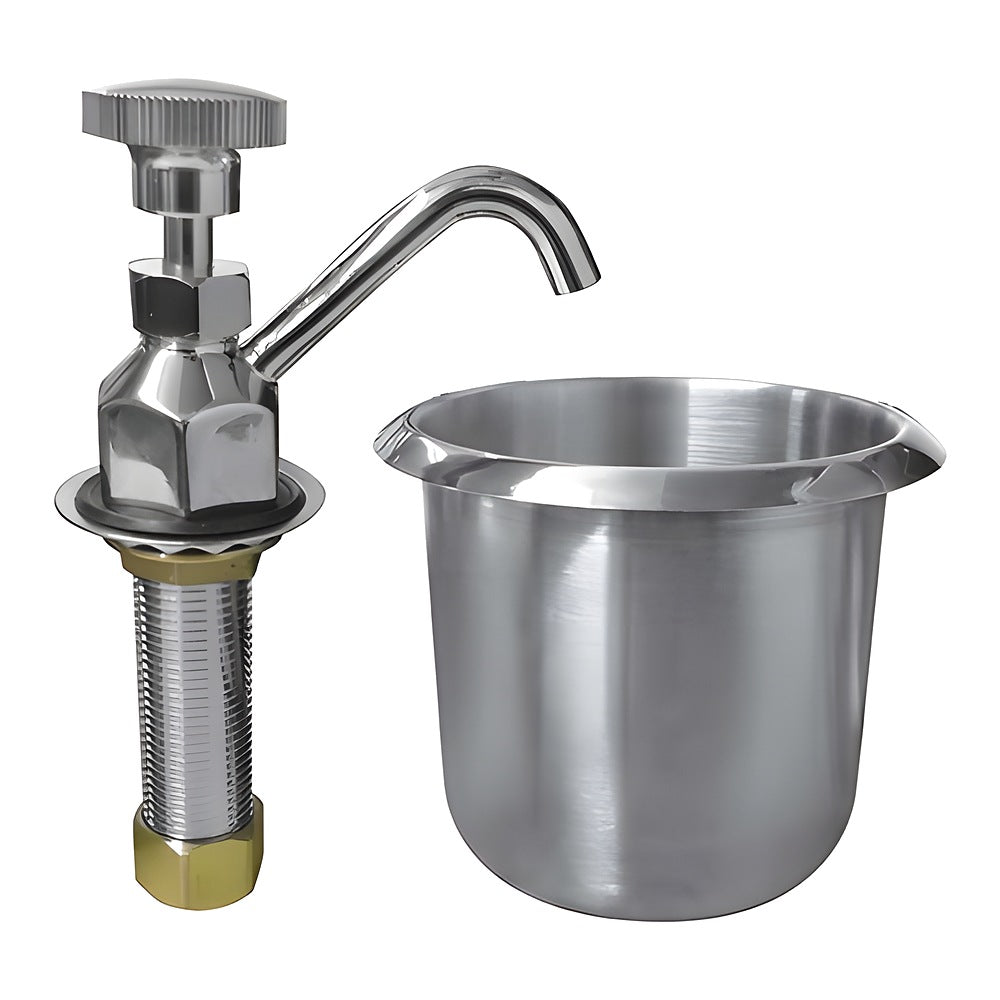 Llave de Llenado Migsa BX-002, en acero inoxidable.