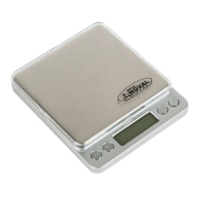 BÁSCULA NOVAL POCKET-2000 | Báscula de Bolsillo Digital | 2000 kg a 0.1 gr  | Báscula Precisión Objetos Pequeños Báscula Bolsillo Para Clavos Anillos Especias Peso en Gramos Bolsillo Portátil.