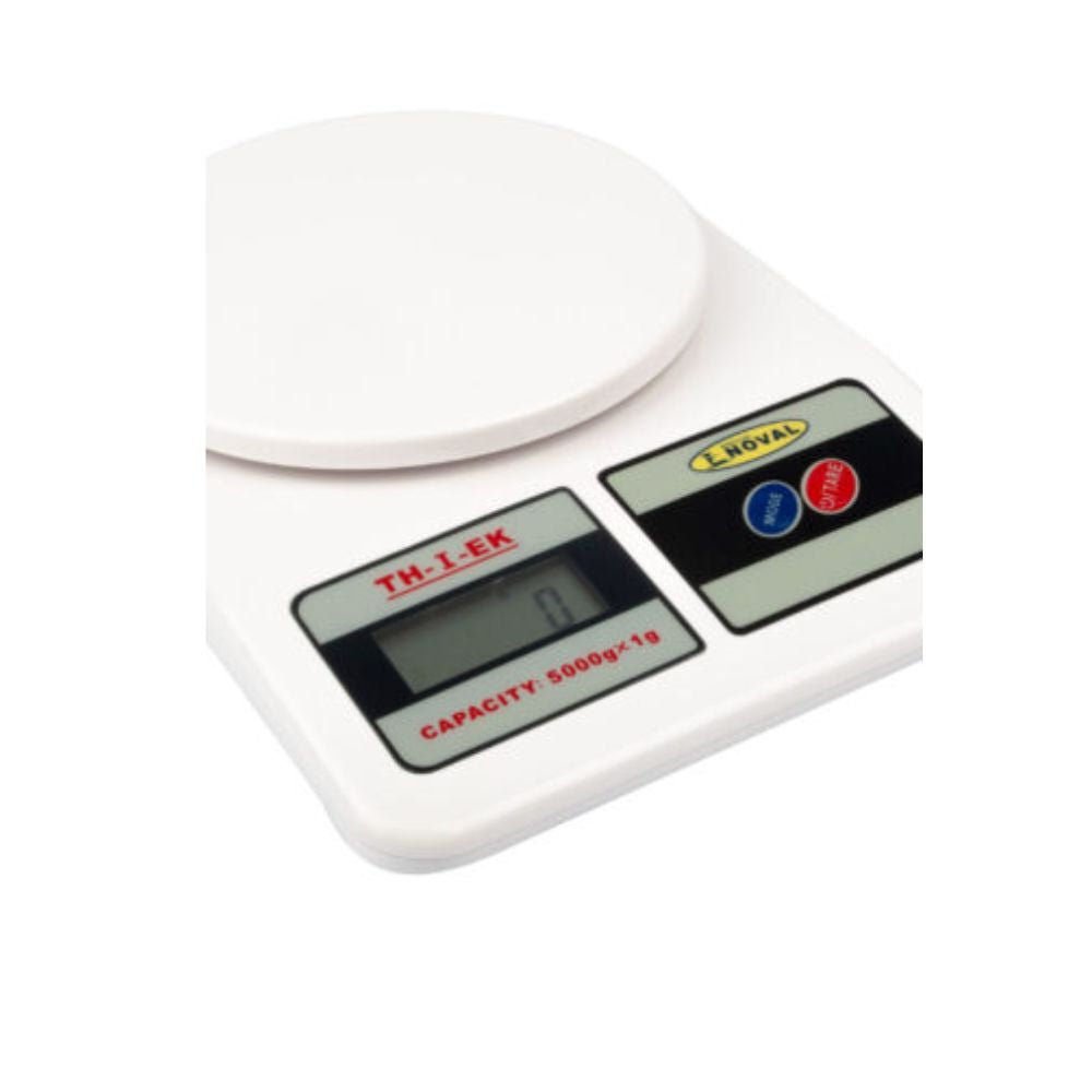 BÁSCULA NOVAL THI | Báscula Digital De Cocina | 1gr a 5 Kg | Restaurante Cocina Abarrotes Insumos Verdulería Frutería Cremerías.