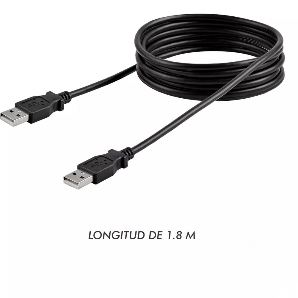 CABLE MINDEJAL MLM3045441456 | Cable USB A USB | 1.8 M | Conectores Niquelados | Ocasional Residencial Industrial | Teléfono Archivos Transferencia Computadora Flexible Impresora Cámara Impresoras Cámaras