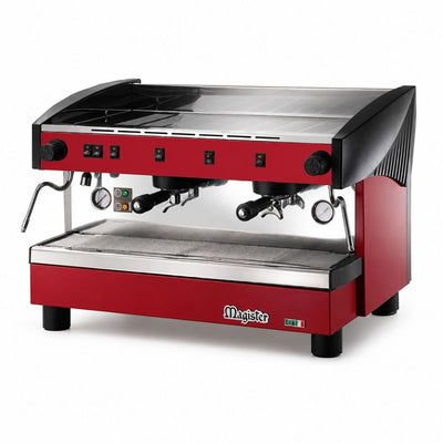 CAFETERA EXPRESS SEMIAUTOMÁTICA 2 GRUPOS MAGISTER STILO MS100 | Percoladoras | Eléctrico | Acero Inoxidable | Cafetería