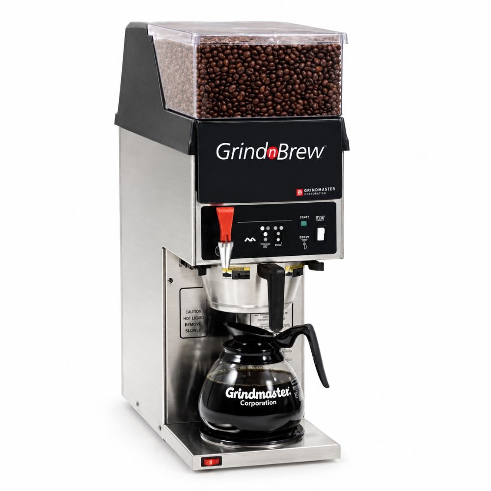 CAFETERA GRINDMASTER GNB-11H | Cafetera Percoladora con Molino Integrado 1.8 Lts | Capacidad Tolva 2.5 Kg | Café Americano