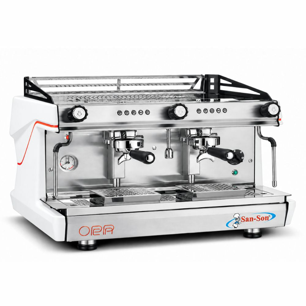 CAFETERA SAN SON OPERA2E | Cafetera Programable Italiana | Electrónica | 2 Grupos | Cafetería Restaurante Hotel
