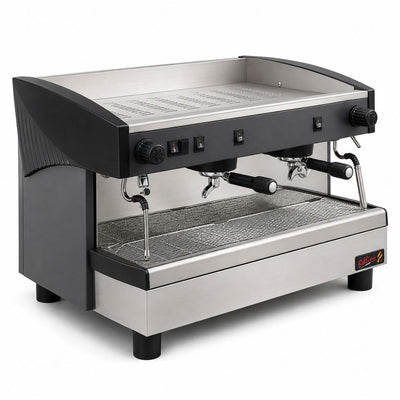 CAFETERA ITALIANA BELLINI MS100 | Cafetera Italiana Semi automática 12 Lts | 240 Tazas | Acero Inoxidable | para Tazas de Café Gourmet | Cafetera Industrial Percoladora de Café Comercial de Filtro por Lotes Espresso Acero Inoxidable Cafetería Restaurante Oficina Hotel Convenciones