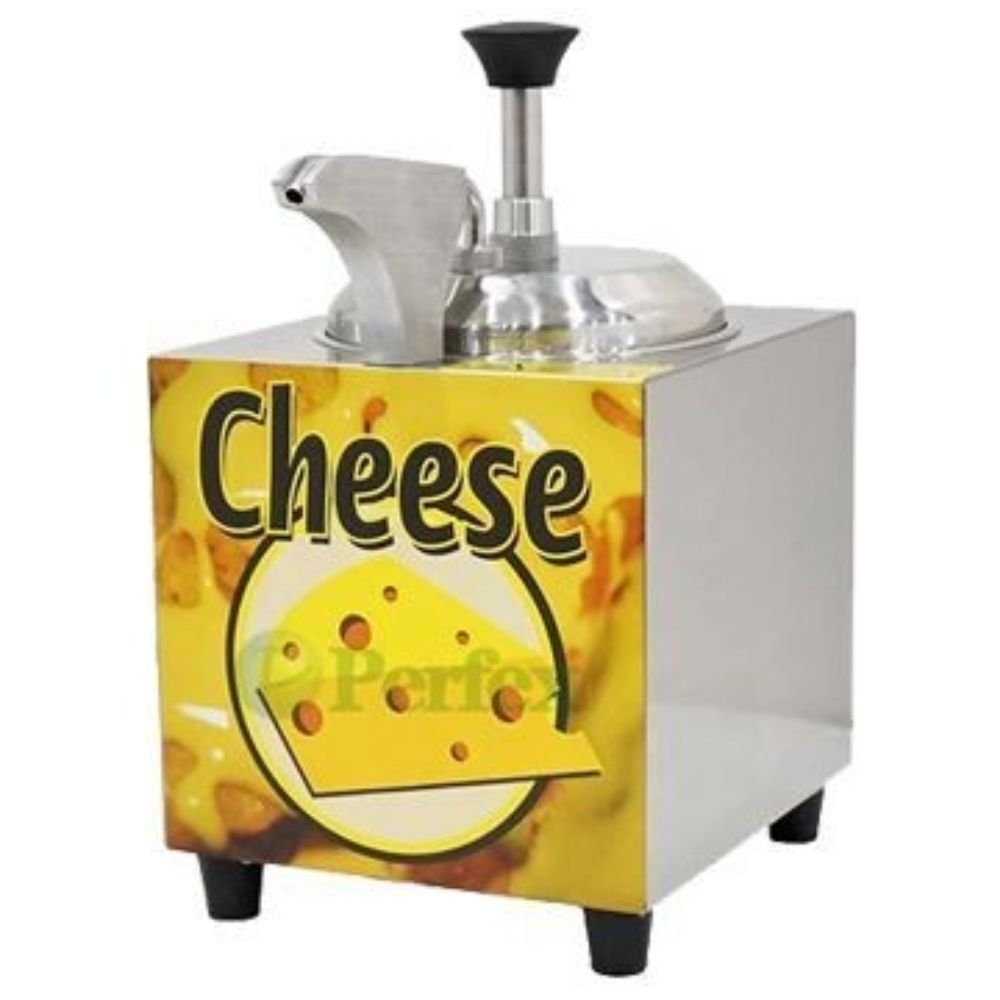 CALENTADOR DISPENSADOR DE QUESO KEITER KREPPSLAND CW-01 | Calentador Dispensador de Queso | 4.5 Litros | con Bomba | Acero Inoxidable | Restaurante Cafetería Hotel Comedores Restaurantes Bares Dispensador Distribuidor Repartidor Alimentos Bar Local Negocio Tienda de Convivencia Condimentos Cine