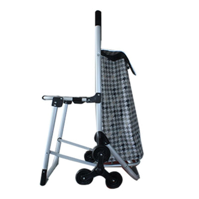 CARRITO NOVAL TROL-520 AS3R GRIS | Carrito de Mandado | con Asiento | 3 Ruedas | Restaurantes Industrial Negocio Restaurantes Empacadora Selladora para Cocina Industrial Conservar Alimentos Sellar Empaques Transportar Alimentos Envasado Al Vacío 