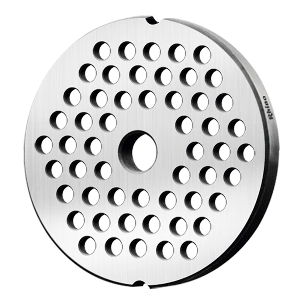 CEDAZO RHINO CEDA22-6 | Cedazo para Molino de Carne 22 | Medida 1/4 | Acero Inoxidable | Carnicería Cocina Industrial