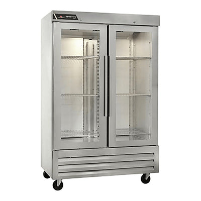 REFRIGERADOR CENTERLINE CLBM-49R-FG-LR | Refrigerador Vertical | 2 Puertas Cristal | Bar Hotel Restaurante