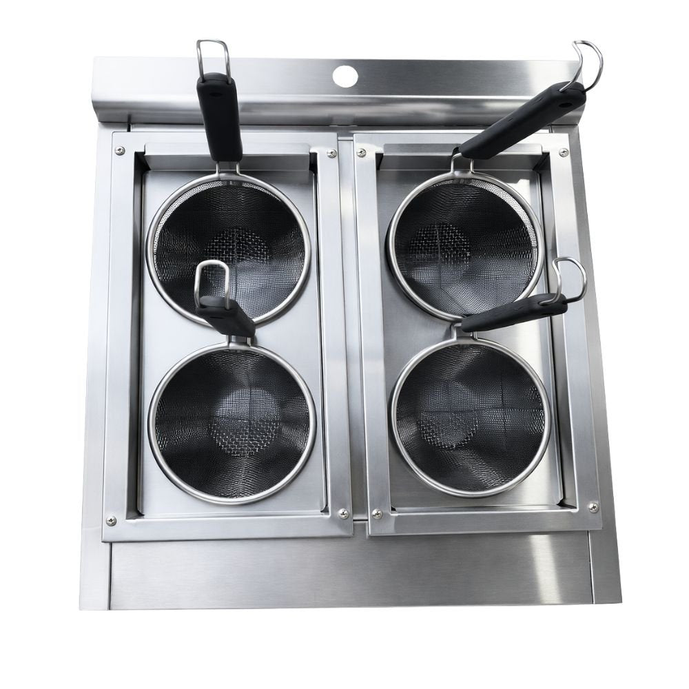 COCEDOR KINGSTAR CPSKG | Cocina de Pasta Sobremesa | Gas | Restaurante Comida Rápida Cocedor Restaurante Industrial Banquetes Calentar Preparación Alimentos Cocer Hervir Bascular Enfriar Hostelería