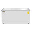 CONGELADOR RHINO CONGECRI-12P | Congelador Horizontal Tapa de Cristal Plano | Capacidad 12 Pies³ / 265 L | Temperatura -24°C a 5°C | Supermercado Heladería Tienda de Conveniencia