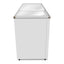 CONGELADOR RHINO CONGECRI-12P | Congelador Horizontal Tapa de Cristal Plano | Capacidad 12 Pies³ / 265 L | Temperatura -24°C a 5°C | Supermercado Heladería Tienda de Conveniencia