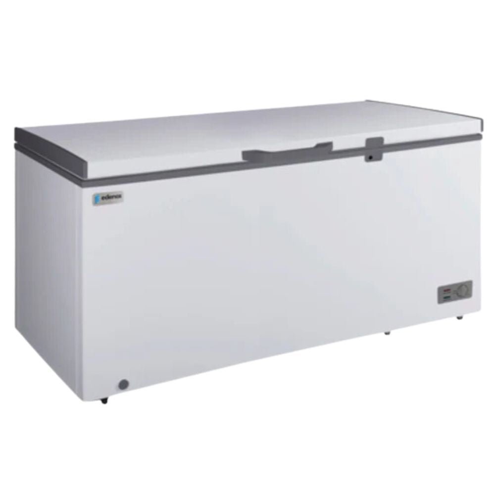 CONGELADOR ASBER EDENOX ECF-10 115V 60Hz | Congelador Horizontal para Alimentos Congelados | 10 Pies Cúbicos | Tapa Cofre | Lámina Acero | Carnicería Negocio Restaurante Hotel Cocina Industrial Paletería Alimentos 