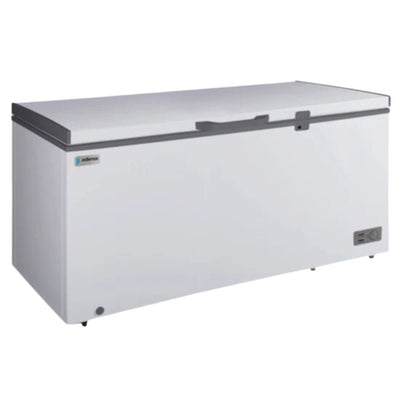 CONGELADOR ASBER EDENOX ECF-10 115V 60Hz | Congelador Horizontal para Alimentos Congelados | 10 Pies Cúbicos | Tapa Cofre | Lámina Acero | Carnicería Negocio Restaurante Hotel Cocina Industrial Paletería Alimentos 