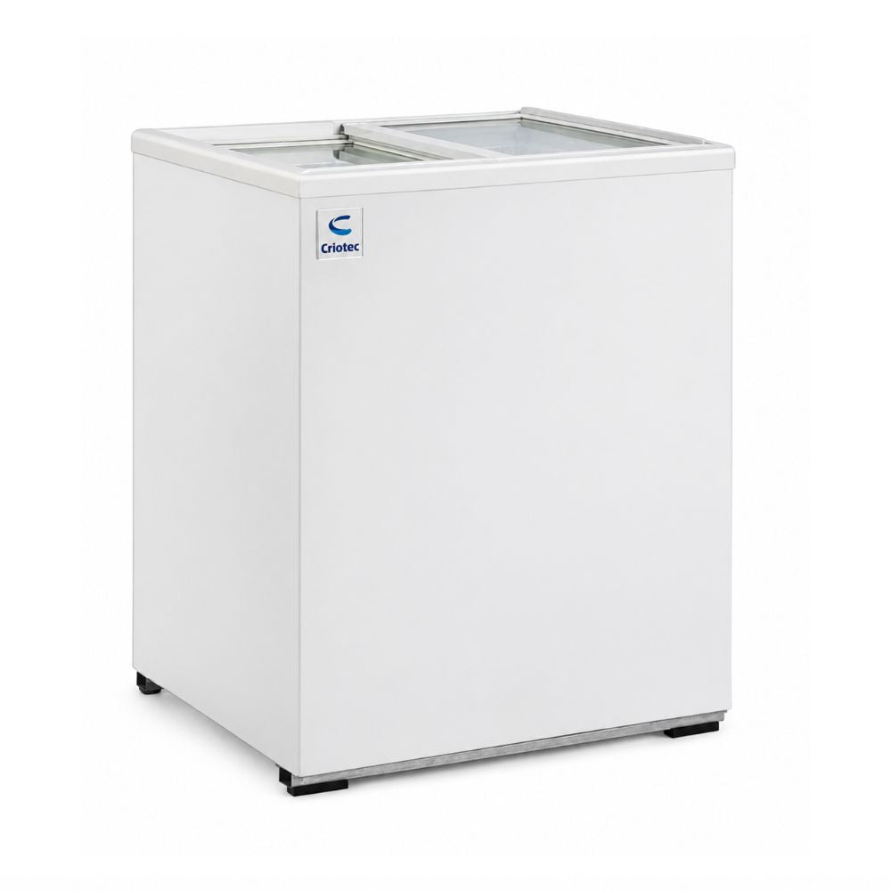 CONGELADOR CRIOTEC CCH-05 | Congelador Horizontal Paletero | 4 Pies cúbicos | 2 Puertas deslizables | Paletería Heladería Tienda de Abarrotes Supermercado Tienda Abarrotes Cocina Restaurante Industrial Comedor Tienda de Conveniencia Cremeria Carniceria Congelar