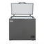 CONGELADOR ICEHAUS CTC-07-G | Congelador Horizontal Gris | 1 Tapa de Cofre | 7 Pies Cúbicos | Pescadería Heladería Carnicería | Congelador Horizontal de Cofre Exhibidor Comercial para Helados Paletas Nieves Acero Inoxidable Supermercado Heladería Paletería Cremería Tienda de Conveniencia
