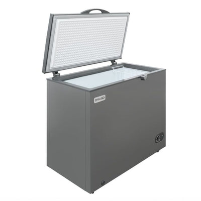 CONGELADOR ICEHAUS CTC-07-G | Congelador Horizontal Gris | 1 Tapa de Cofre | 7 Pies Cúbicos | Pescadería Heladería Carnicería Pescaderia Supermercado Tienda Abarrotes Cocina Restaurante Industrial Comedor Tienda de Convivencia Cremeria Carniceria Almacenar Congelar 