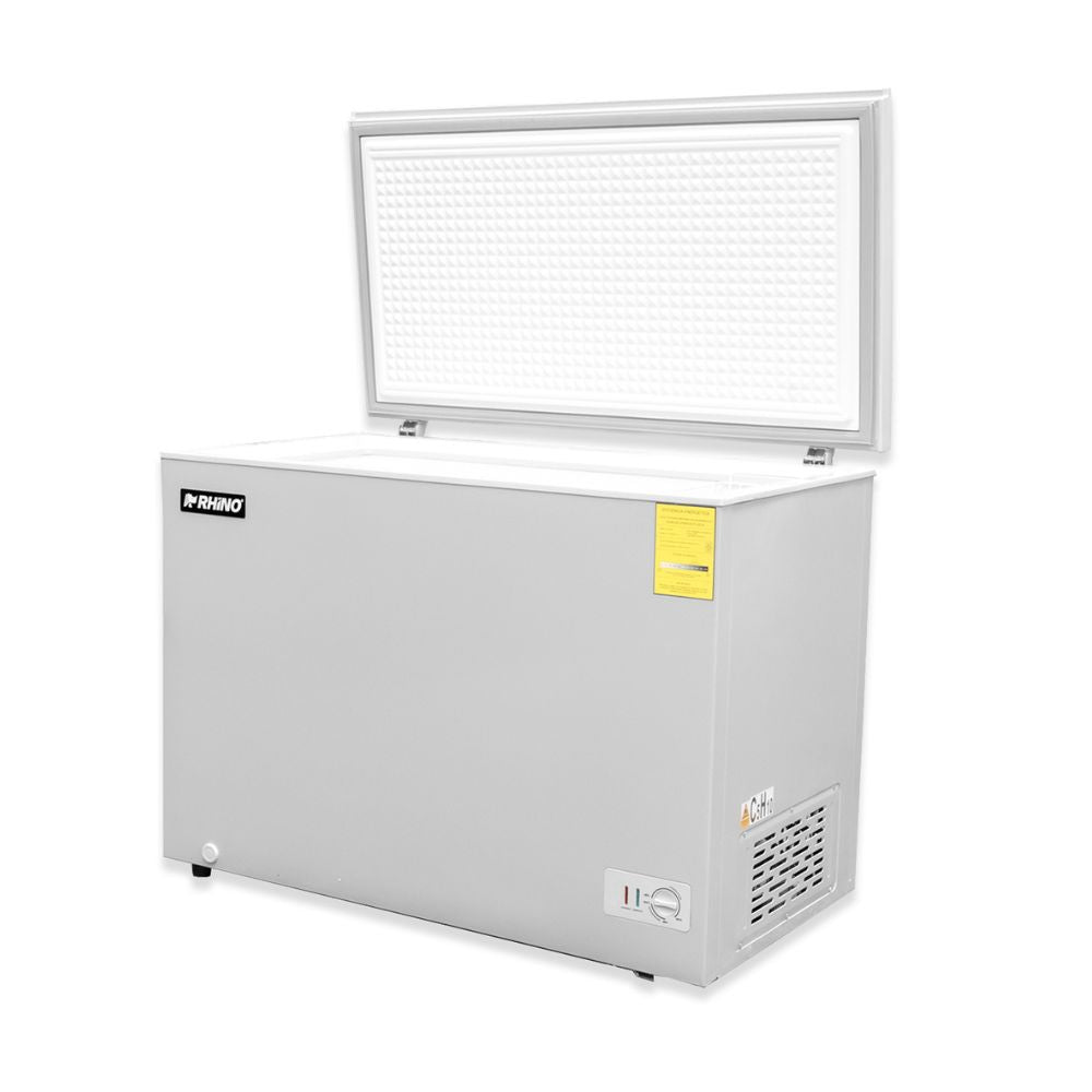 CONGELADOR RHINO CONGECO-7 | Congelador Horizontal | 7 Pies Cúbicos | Carnicería Paletería Super Mercado | Congelador Horizontal de Cofre Exhibidor Comercial para Helados Paletas Nieves Acero Inoxidable Supermercado Heladería Paletería Cremería Tienda de Conveniencia