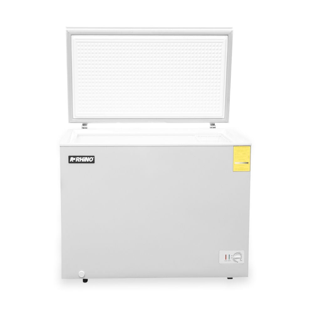 CONGELADOR RHINO CONGECO-7 | Congelador Horizontal | 7 Pies Cúbicos | Carnicería Paletería Super Mercado | Congelador Horizontal de Cofre Exhibidor Comercial para Helados Paletas Nieves Acero Inoxidable Supermercado Heladería Paletería Cremería Tienda de Conveniencia